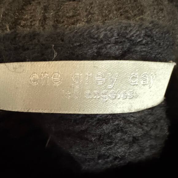 One Grey Day Turtleneck Luna Dress Black Knit Long Sleeve Women Small NWT - Picture 8 of 10